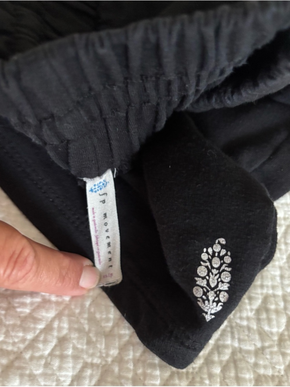 Free People Black Athletic Shorts - Picture 4 of 7